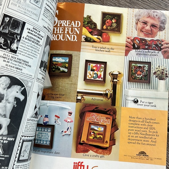 📚 SPECIAL 2/$21 BOOKS!! 📚 VINTAGE McCall’s Needlework & Crafts magazine 1981 - Picture 8 of 17